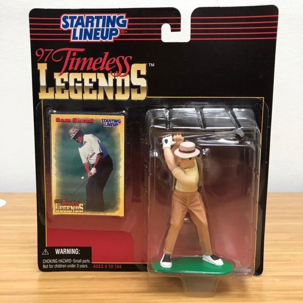 Kenner Starting Lineup Action Figure Unisex Adults Tan Sam Snead‎ Golf 1997